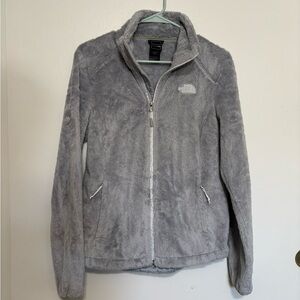 The North Face Women's Soft Gray Teddy Jacket